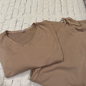 Women's Tan Lounge Set. Anrabess. Large